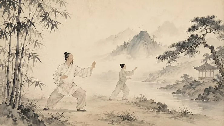 Moment de transmission et de pratique du Qi Gong
